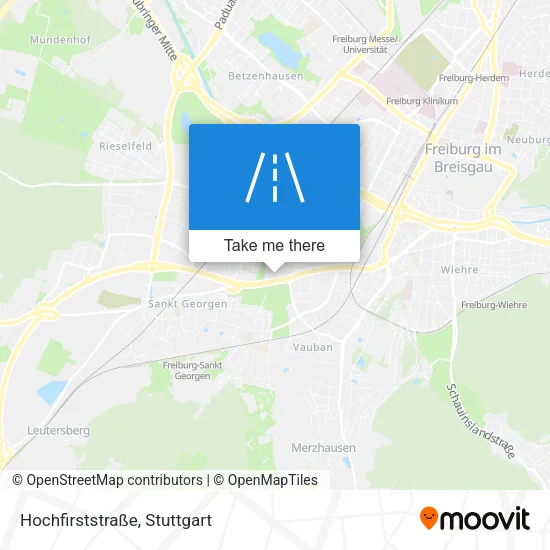 Карта Hochfirststraße