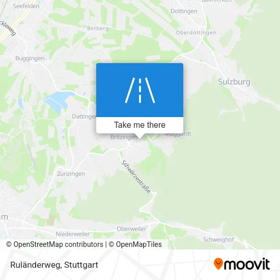 Карта Ruländerweg