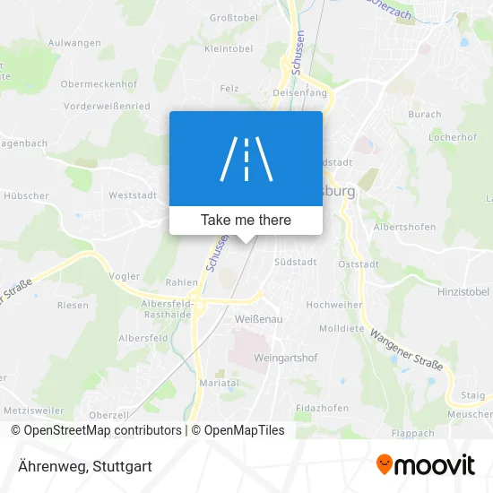 Карта Ährenweg