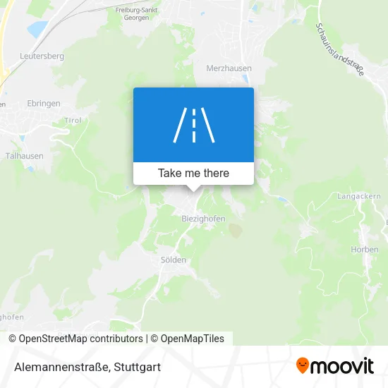 Карта Alemannenstraße