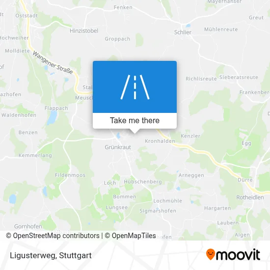 Ligusterweg map