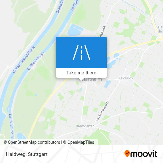 Haidweg map