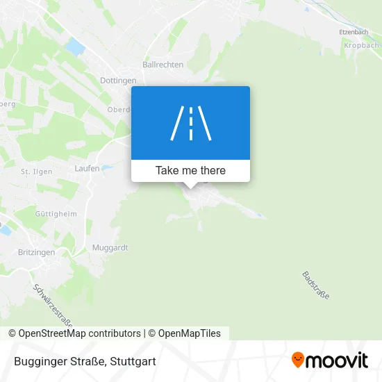 Карта Bugginger Straße