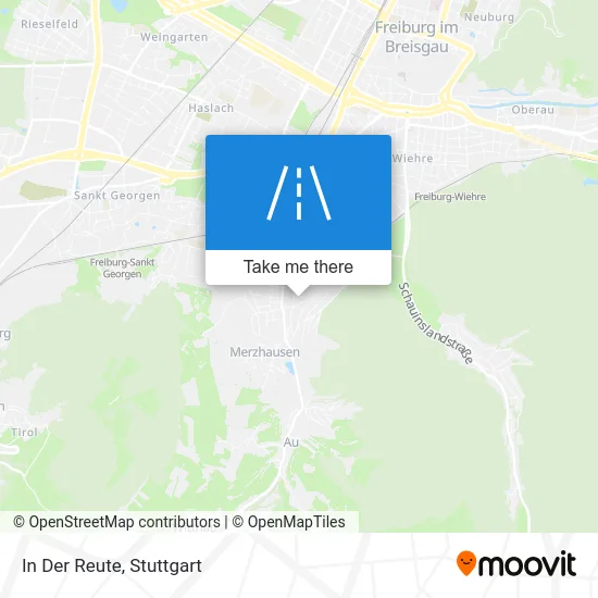 In Der Reute map