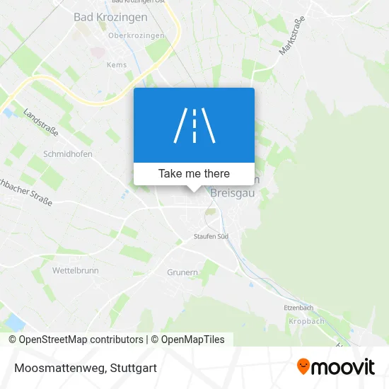 Moosmattenweg map