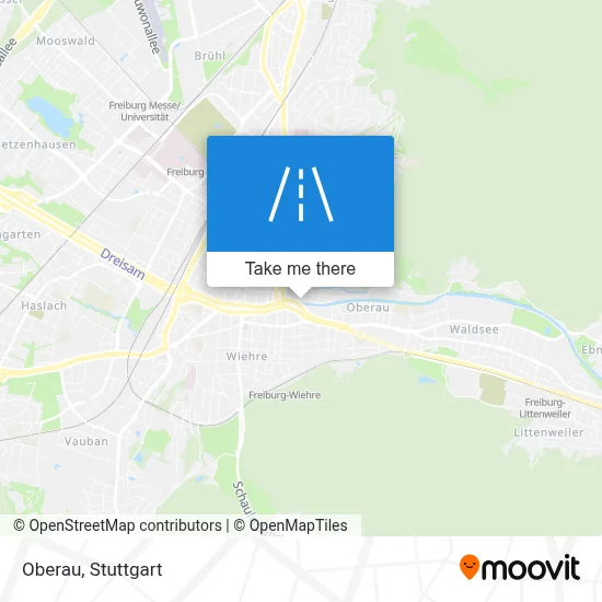 Oberau map