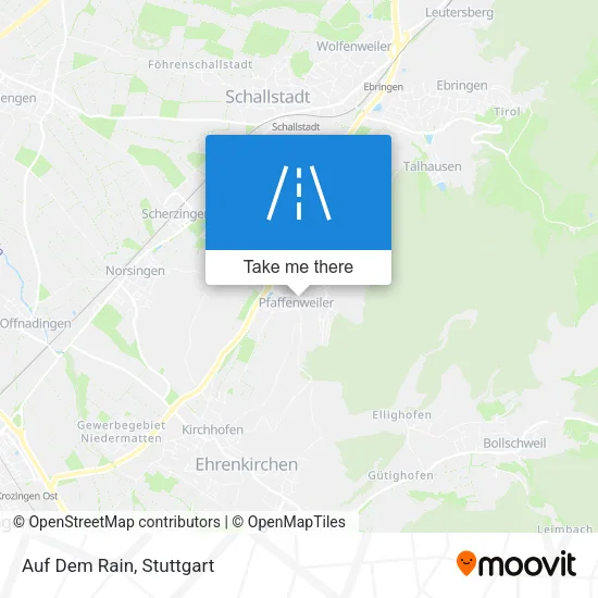 Карта Auf Dem Rain