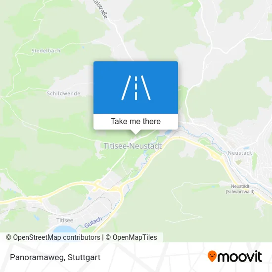 Карта Panoramaweg