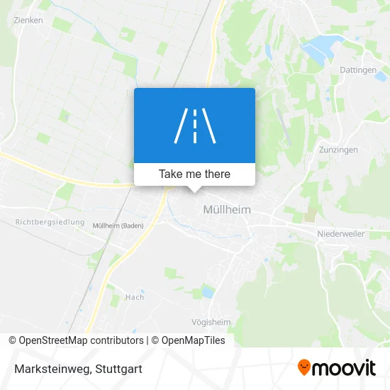 Карта Marksteinweg