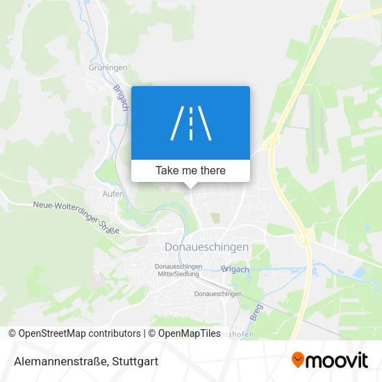 Карта Alemannenstraße