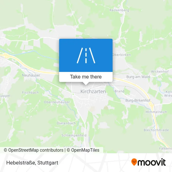 Карта Hebelstraße