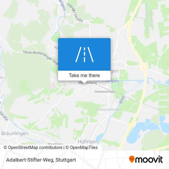 Карта Adalbert-Stifter-Weg