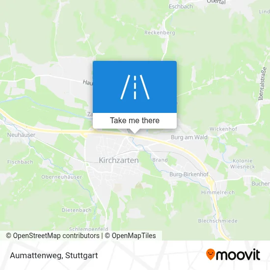 Aumattenweg map