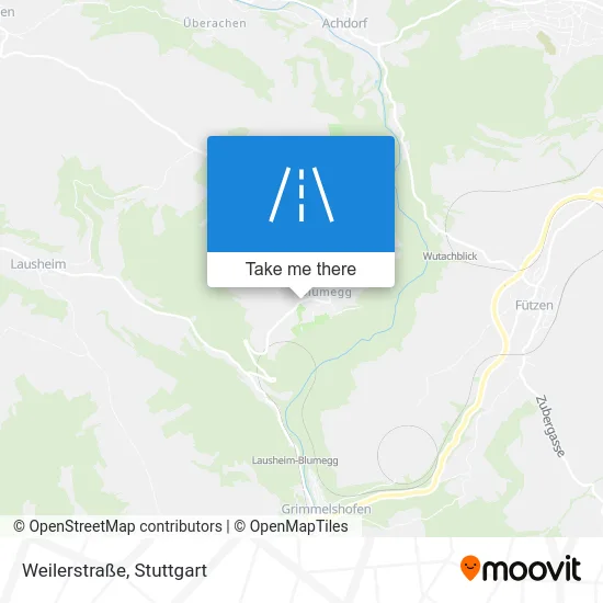 Карта Weilerstraße