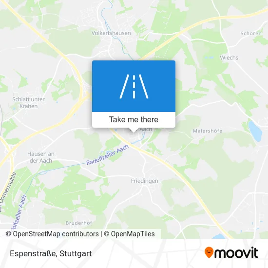 Карта Espenstraße