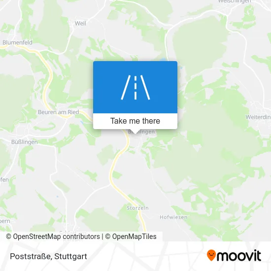 Карта Poststraße