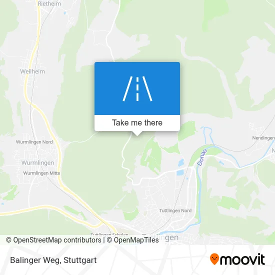 Balinger Weg map