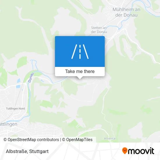 Карта Albstraße