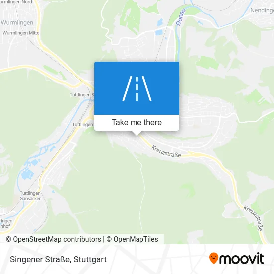 Карта Singener Straße