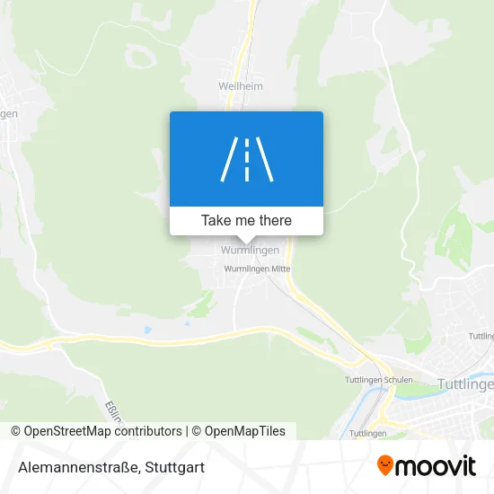 Карта Alemannenstraße