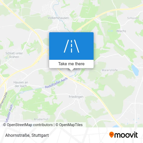 Карта Ahornstraße