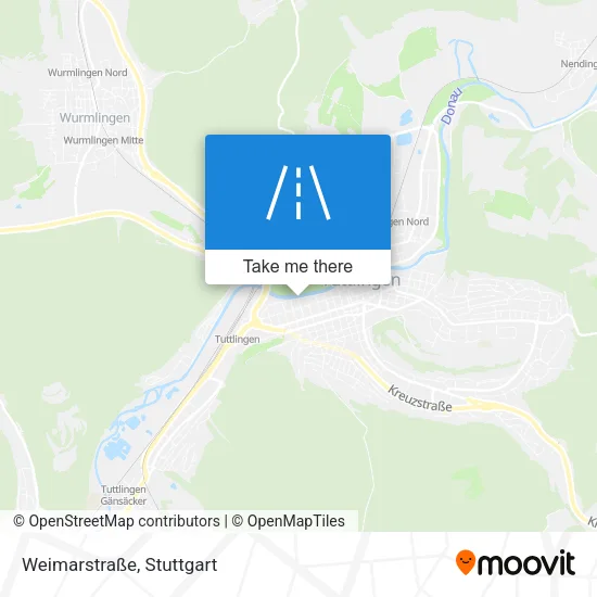 Карта Weimarstraße