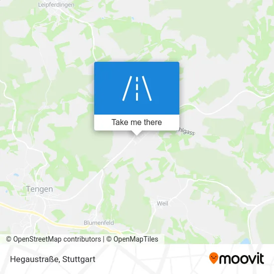 Карта Hegaustraße