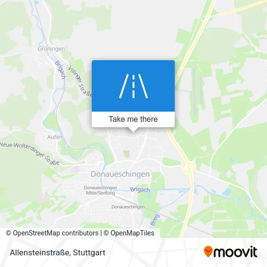 Карта Allensteinstraße