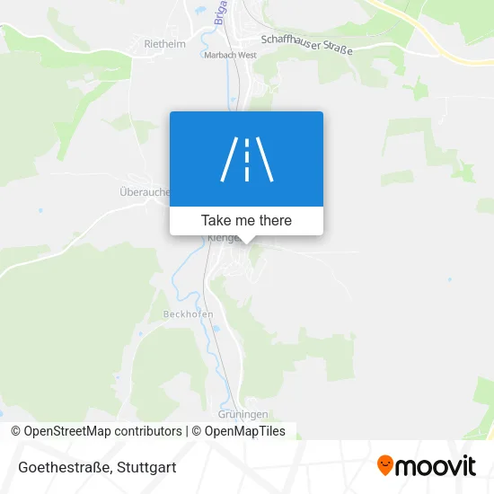 Карта Goethestraße