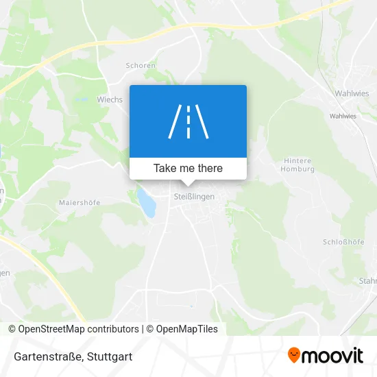 Карта Gartenstraße