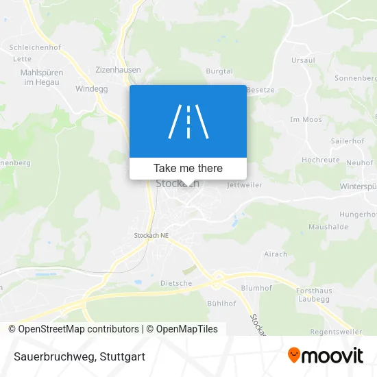 Карта Sauerbruchweg