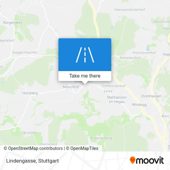 Карта Lindengasse