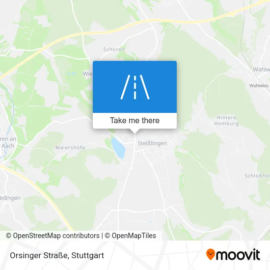 Карта Orsinger Straße