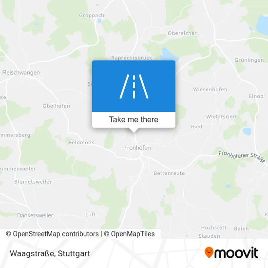 Карта Waagstraße