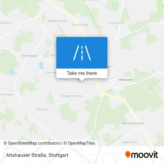 Карта Altshauser Straße