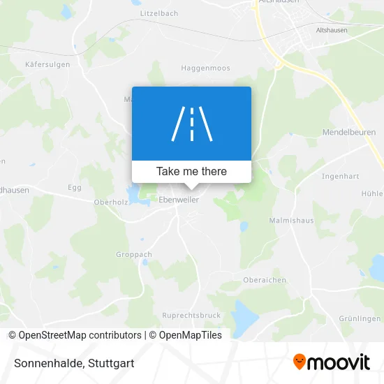 Карта Sonnenhalde