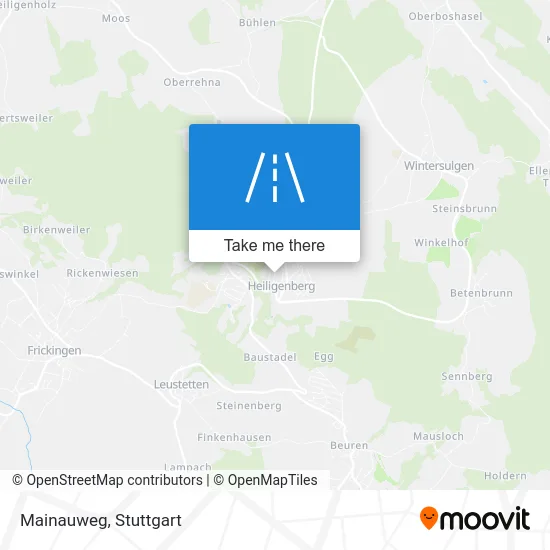 Карта Mainauweg