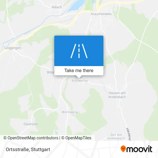 Карта Ortsstraße