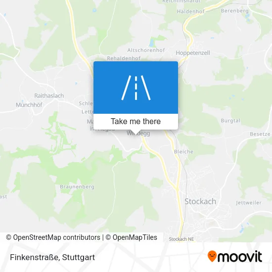 Карта Finkenstraße