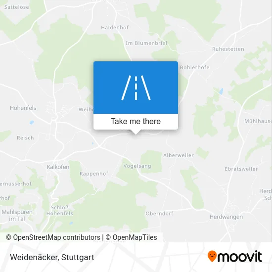 Карта Weidenäcker