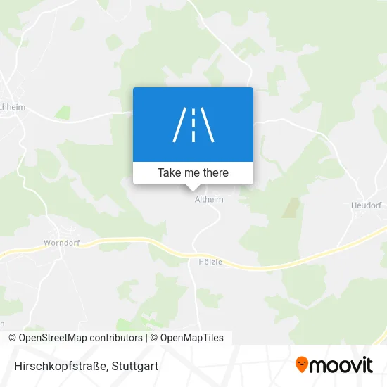 Карта Hirschkopfstraße