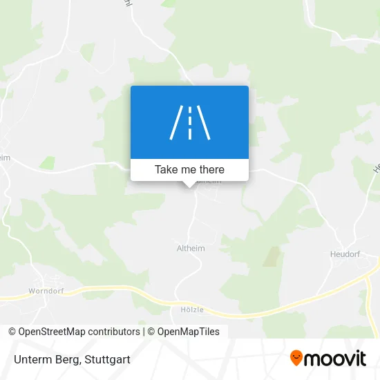 Карта Unterm Berg