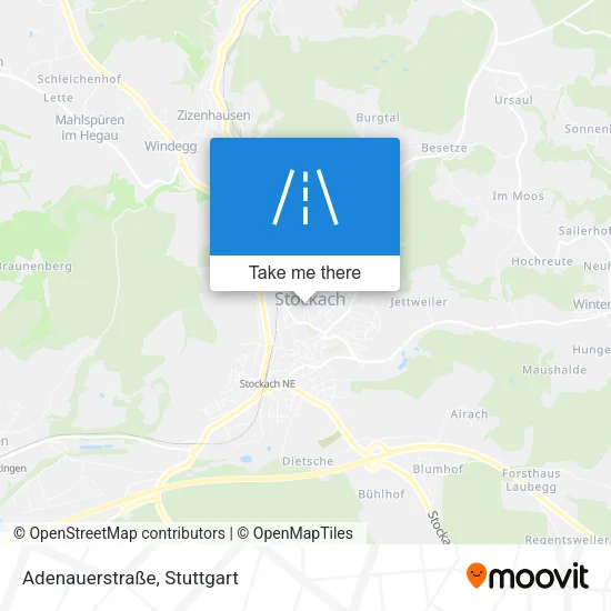 Карта Adenauerstraße