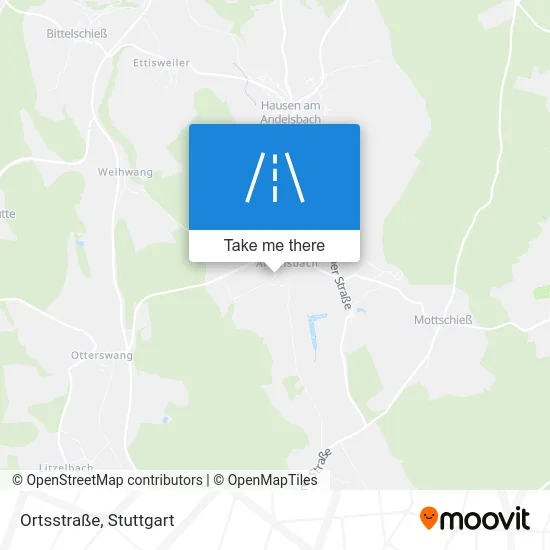 Карта Ortsstraße