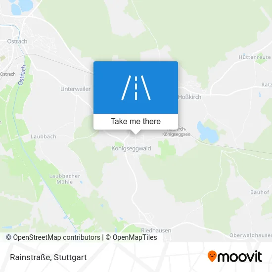 Карта Rainstraße