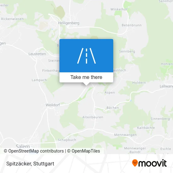 Карта Spitzäcker