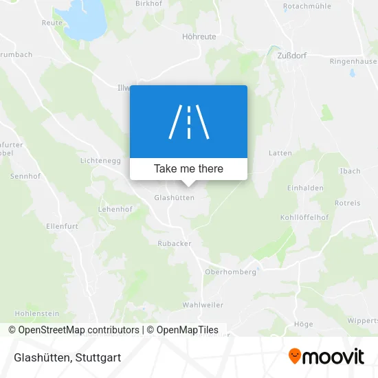 Карта Glashütten