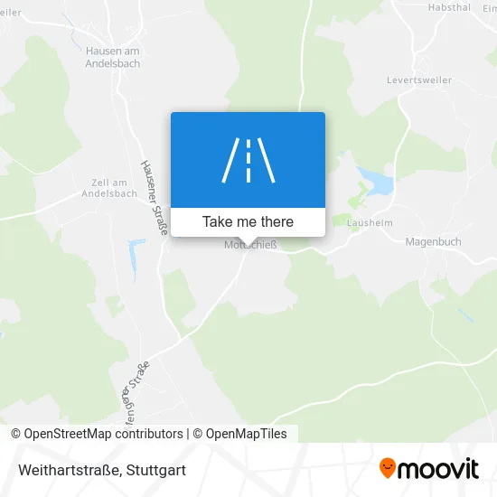 Карта Weithartstraße