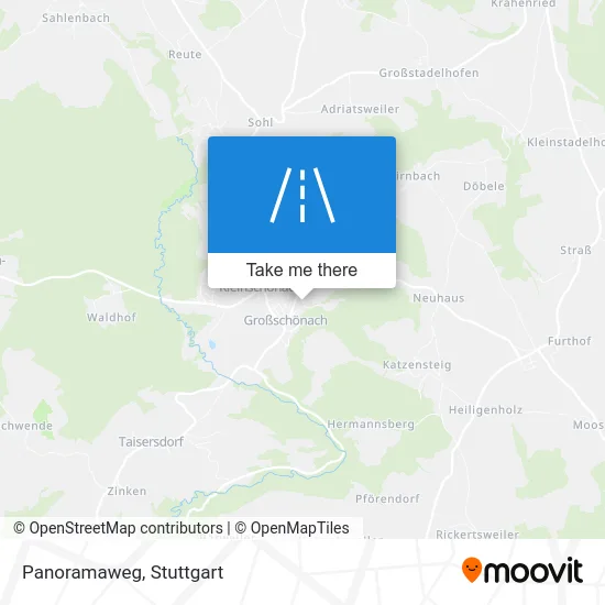 Карта Panoramaweg