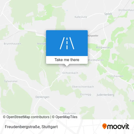 Карта Freudenbergstraße